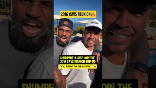 LeBron LOVING the 2016 Cavs reunion🐐