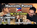 Singer Reacts| Marcelito Pomoy- "Con Te Partiro" ( Time To Say Goodbye) | AGT CHAMPIONS PERFORMANCE