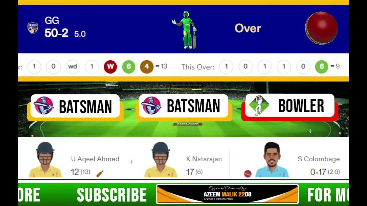 Ghubrah Giants vs Azaiba XI LIVE | GG vs KW 11th Match, Oman D10 2024