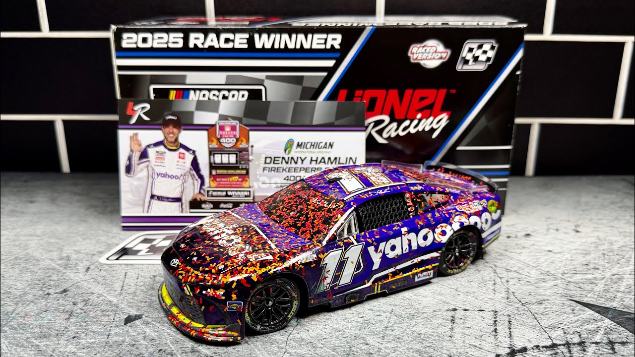 REVIEW: Denny Hamlin 2025 Michigan Win 1:24 ARC Color Chrome