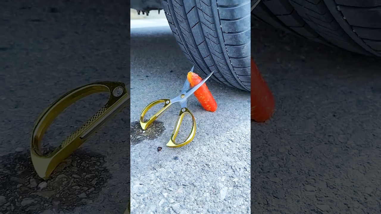 😱 Girl Tries to Puncture My Car Tire... But I Caught Her! 🚗✂️#shorts