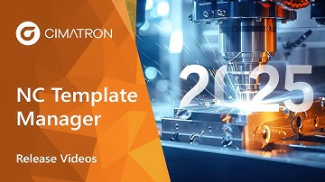 NC Template Manager | Cimatron 2025