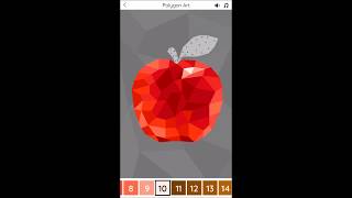 Polygon Art Coloring Games | Color by Number Puzzles Book screenshot 2