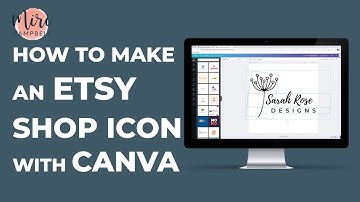 How to make an Etsy shop icon with Canva
