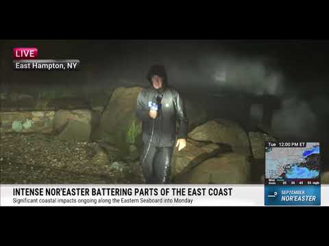 Powerful Nor'easter Batters East Coast