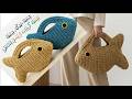 وداعاً للتصاميم العادية! اتعلمي دلوقتي إزاي تعملي أحدث تريند شنط كروشيه 2026."Crochet Fish Bag