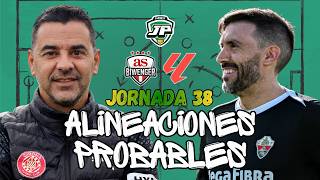 🔮 ALINEACIONES PROBABLES LALIGA JORNADA 38 ⚽️ LALIGA FANTASY y BIWENGER