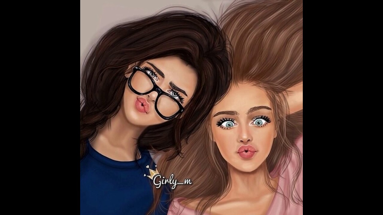 Лиза и тема рисуют