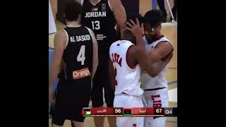 مستوى عالي من المنتخب الليبي ?? ل كرة السلة جن جنون المعلق بالأمثال الليبيه هاردلك للأردن
