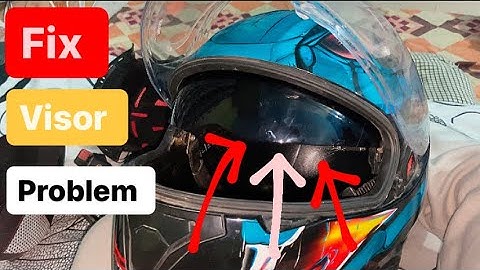 HELMET problem fix . Axor inner visor problem #visor #motovloge #mrfazzarider