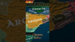 Expansion of Aragon in Crown of Hispania  #ck2 #ck3 #eu4 #grandstrategy