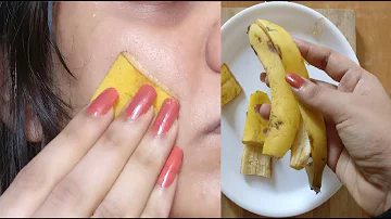 ¿Puedo aplicarme cáscara de plátano en la cara durante la noche?