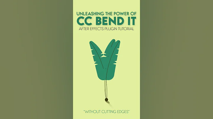 Unleashing The Power Of CC BEND IT After Effects Plugin Tutorial | Without Cutting Edges.