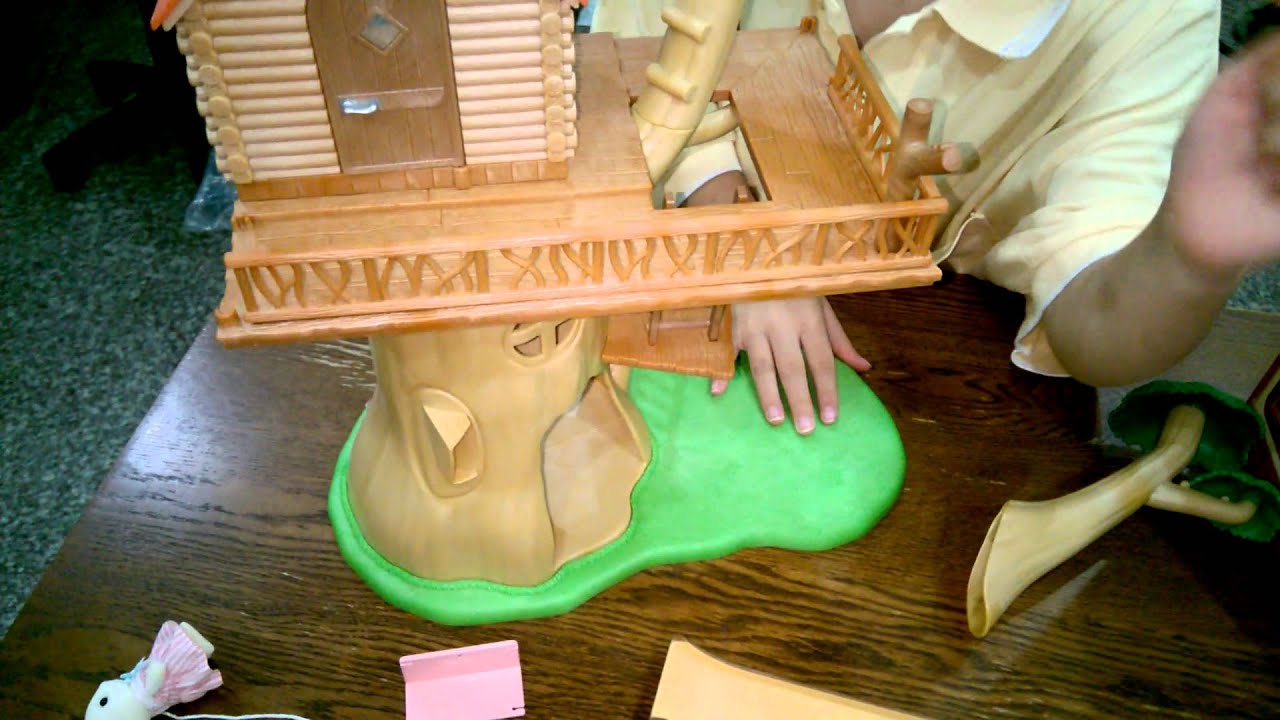sylvanian treehouse gift set