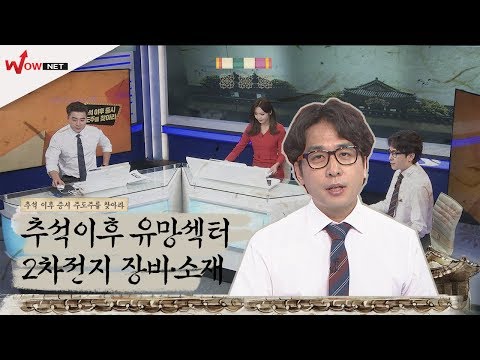 [추석 특집] 추석 이후 증시 주도주를 찾아라!/ 추석이후 유망섹터 2차전지 장비·소재 #9/15