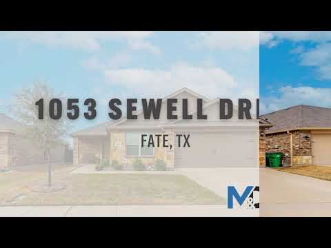 1053 Sewell Dr, Fate, TX home video tour