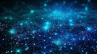 Abstract technology background with connecting dots and lines. Network concept. Abstract digital