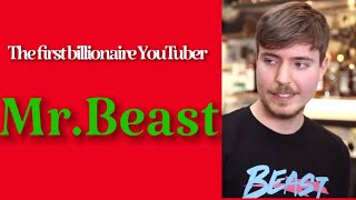 &quot;The first billionaire YouTuber, Mr. Beast.&quot; The hero in the hearts of his followers.