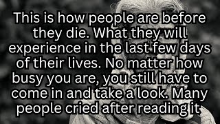 Understanding the Dying Process: What Happens Before Death