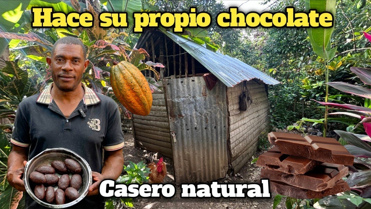 Pocos saben cómo este hombre prepara chocolate casero 100% natural