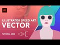 Speed Art Ilustrador 2020 - Face Vector