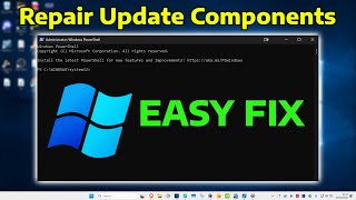 How To Repair Windows Update Components (Updating Component Registration)