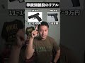 拳銃別値段のリアル