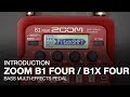 ZOOM B1 Four 電貝斯 綜合效果器 product youtube thumbnail