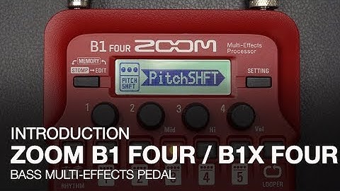 Zoom B1 Four & B1X Four - Introduction