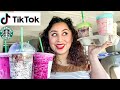 TASTE TESTING VIRAL STARBUCKS TikTok Drinks! You Won't believe what happened...