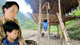 The boy told his mother about his past and then together they made a bamboo ladder The boy told his mother about his past and then together they made a bamboo ladder