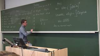 Mathematics for Chemists, Lecture 34 - Algebraic foundations of quantum theory I