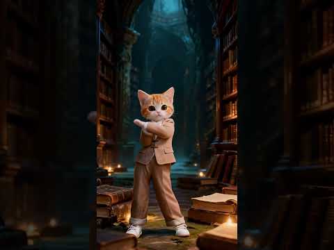 #cutecat #catdance #funnydance #fyp #dancechallenge