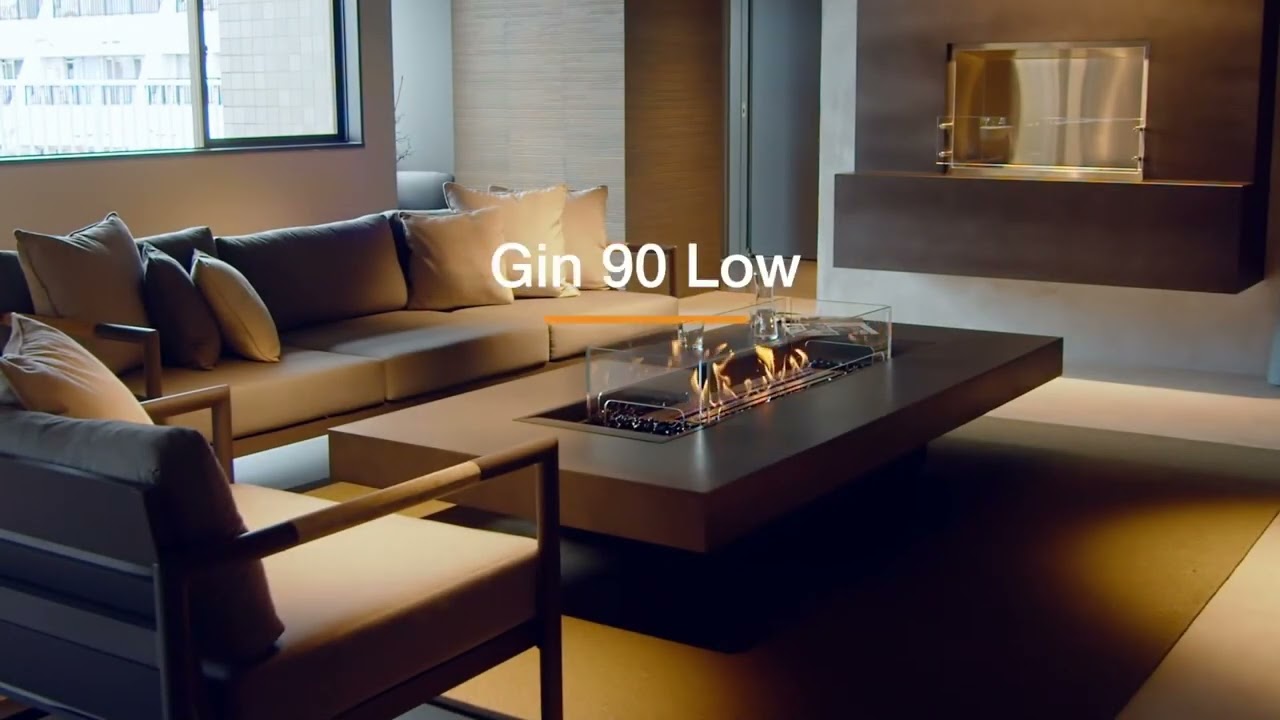 Ecosmart Fire Gin 90 Low Bioethanol Fire Table