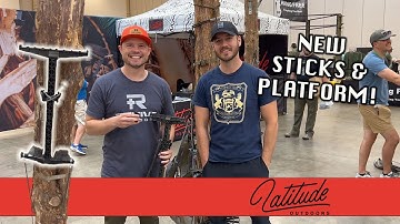 LATITUDE OUTDOORS CARBON SS STICKS & SADDLE PLATFORMS | 2023 MOBILE HUNTERS EXPO