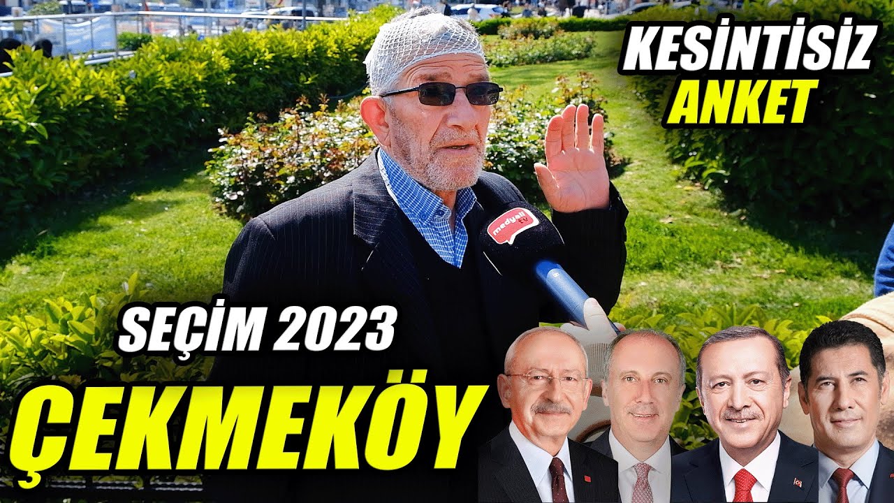 ÇEKMEKÖY | KESİNTİSİZ Cumhurbaşkanlığı Sayaçlı Seçim Anketi / Sokak Röportajları | Seçim 2023