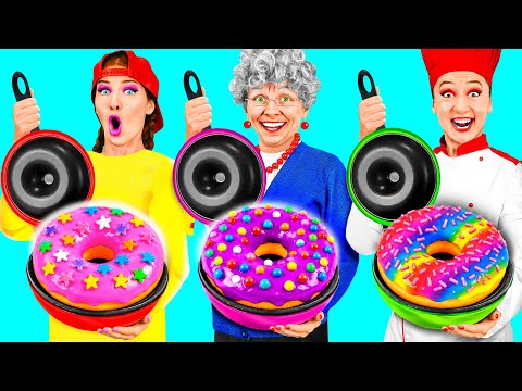 Me vs Grandma Cooking Challenge | Amazing Cooking Ideas by PaRaRa Challenge
