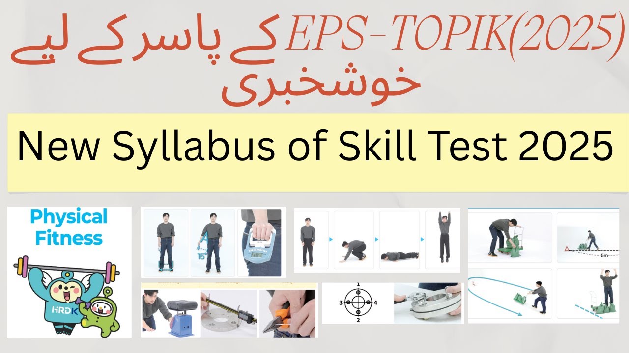 New Syllabus of Skill Test 2025