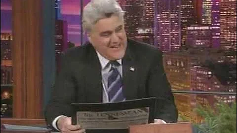 Jay Leno Headlines 2008 (1/5)