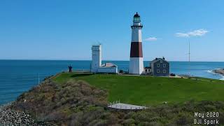 Montauk Point Lighthouse - DJI Spark vs. Mavic Air 2S Comparison
