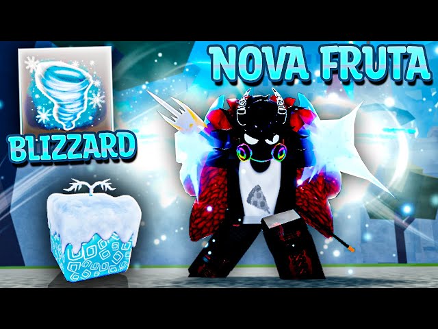 COMI E LIBEREI TODOS O PODER DA NOVA FRUTA BLIZZARD BLOX FRUITS UPDATE 18!  