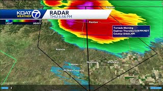Tornado warning issued for Union County