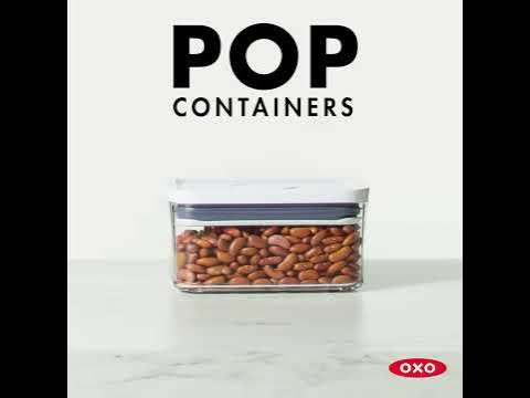 OXO POP 0.6-Qt Mini Rectangular Airtight Food Storage Container + Reviews