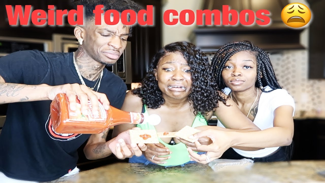 EATING 5 WEIRD FOOD COMBINATIONS PREGNANT FOOD IAMJUSTAIRI YouTube