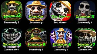 Zoonomaly Official Full GamePlay - Zoo Horror,Zoonomaly 2 to 7 Fanmade,Zoonomaly Mobile 2-3-4-5-6...