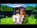 Minecraft Smallest Modern House: How to build a Cool Modern House Tutorial