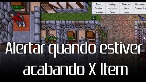 Alertar quando estiver acabando X Item com Elfbot