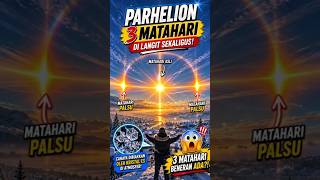 Parhelion—3 Matahari di Langit Sekaligus#faktaunik #faktadunia #shortvideo