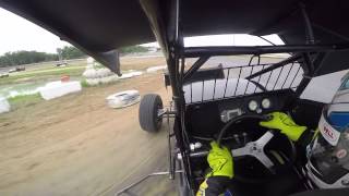 Chase Cabre Sprint Car Practice