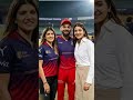 RCB ki nai Malkeen Ananya Birla Stadium me Virat Kohli Anushka 😱 #cricket #rcb #shorts #viral